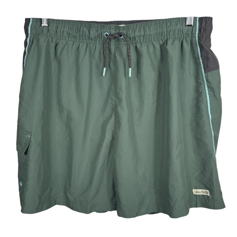 Laguna Men's Sandpiper Swim Trunks, Sage Green, Size XL